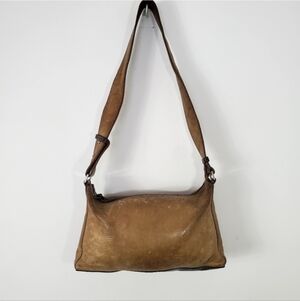 Coccinelle Tan Leather Crossbody Bag